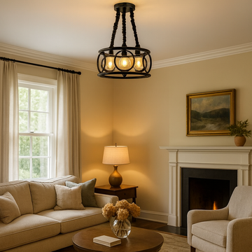 نجفة معلقة متوهجة