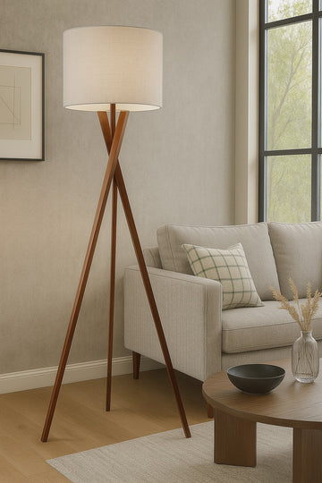 مصباح أرضي بإضاءة ناعمة