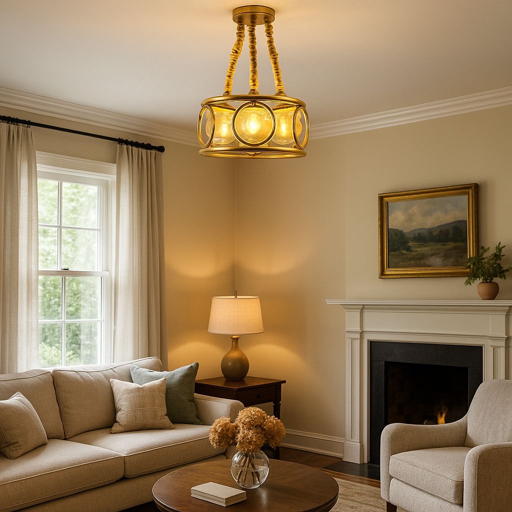 نجفة معلقة متوهجة